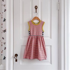 Colorful Striped Sleeveless Dress